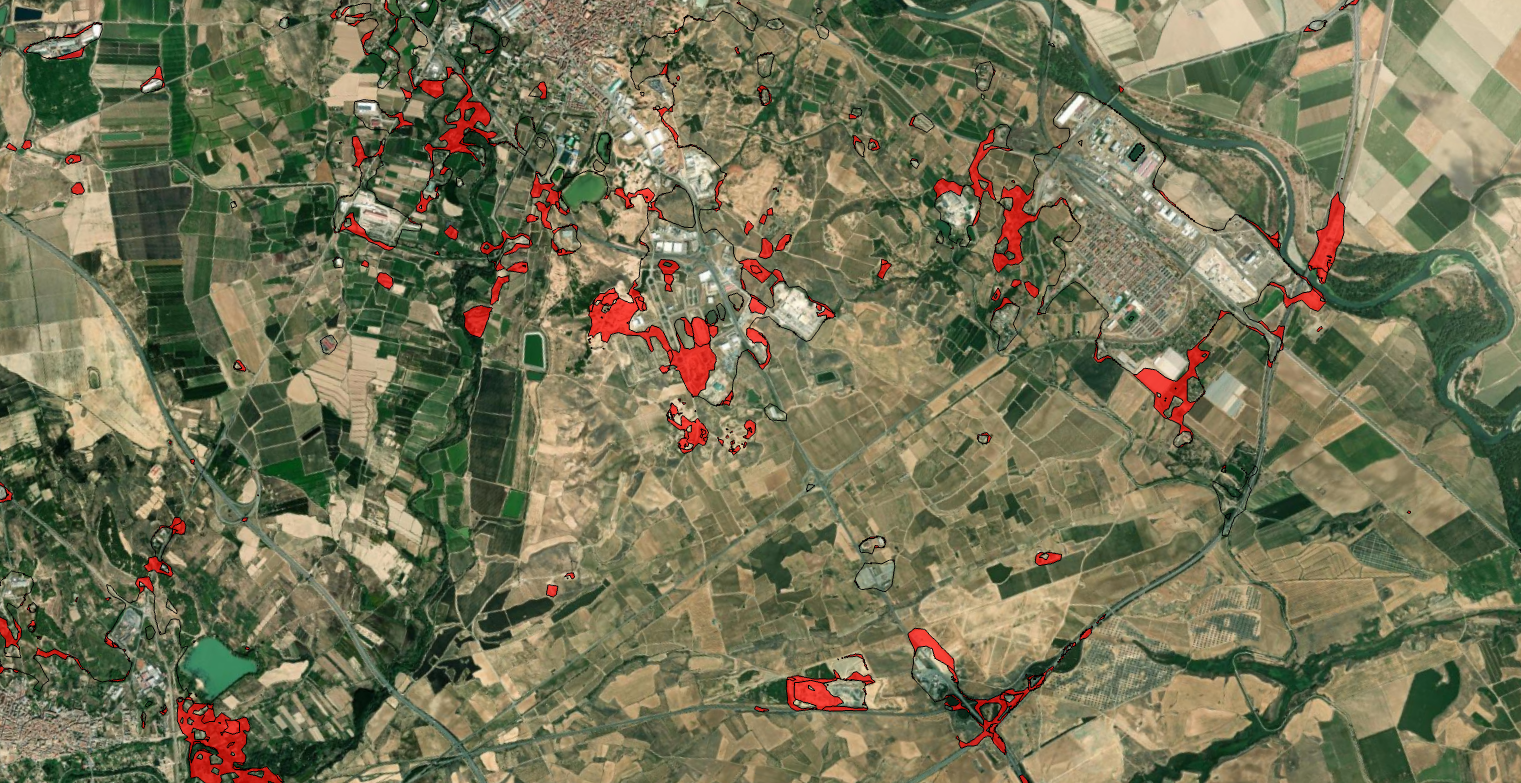 Built Area highlighted